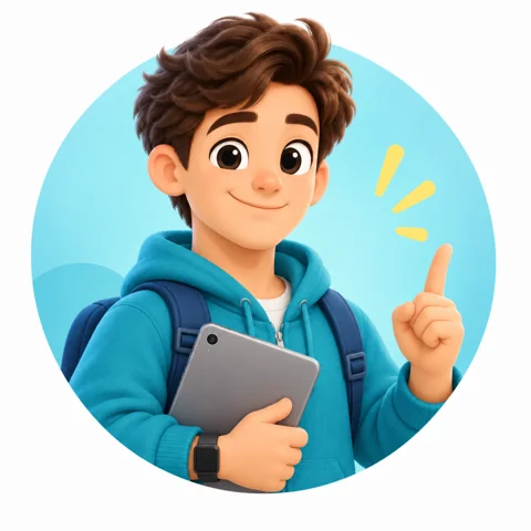 Confident mentor mascot